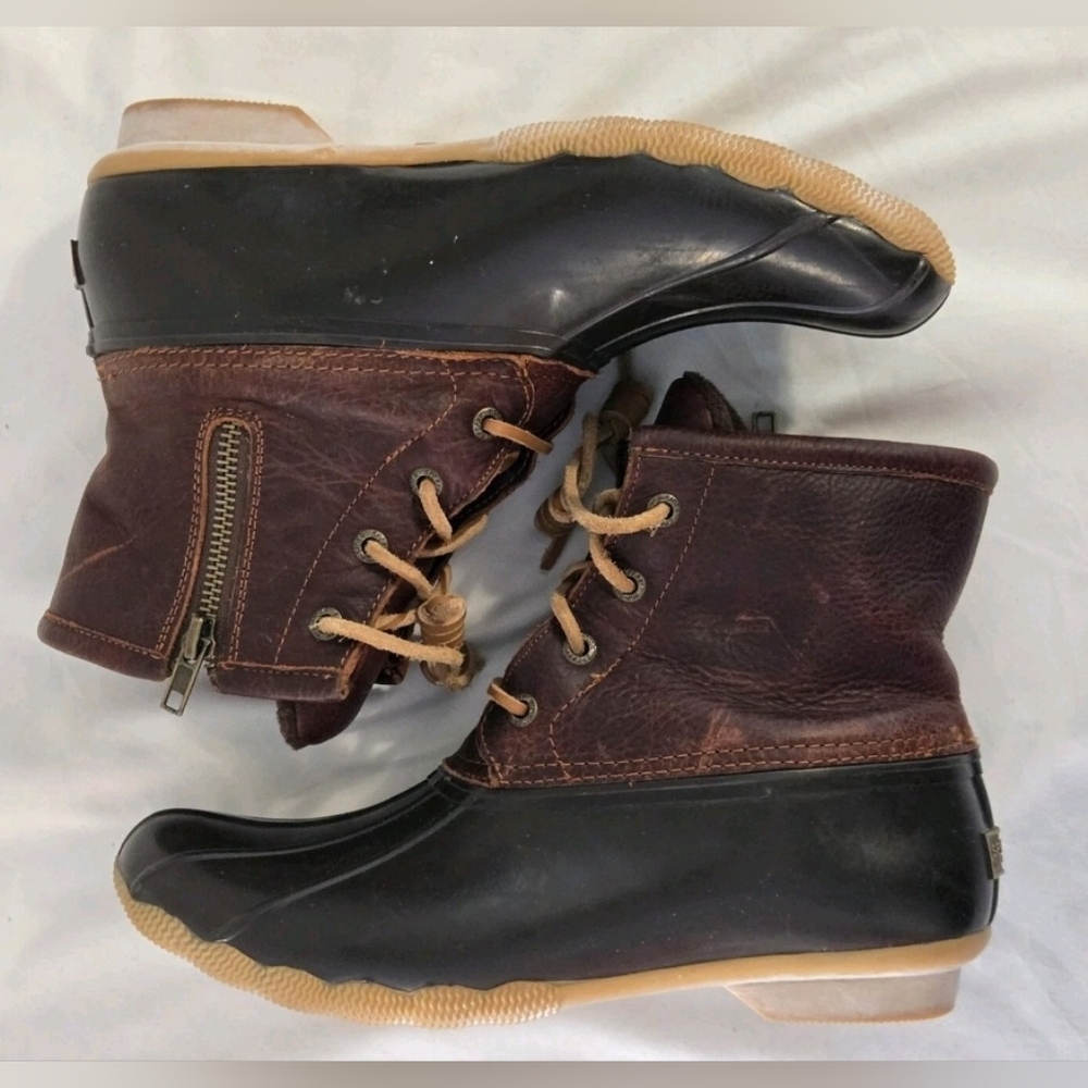 Sperry Saltwater Duck Boots Women's Size 8, Brown… - image 5